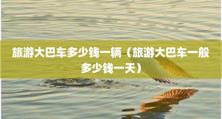 旅游大巴车多少钱一辆（旅游大巴车一般多少钱一天）