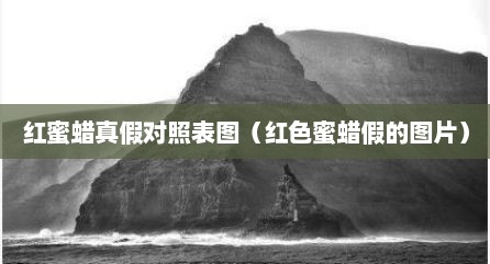 红蜜蜡真假对照表图（红色蜜蜡假的图片）