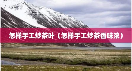 怎样手工炒茶叶（怎样手工炒茶香味浓）