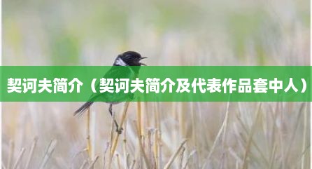 契诃夫简介（契诃夫简介及代表作品套中人）