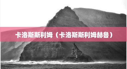 卡洛斯斯利姆（卡洛斯斯利姆赫鲁）