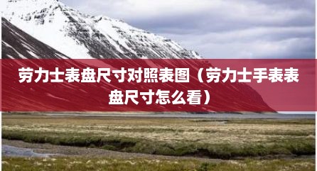 劳力士表盘尺寸对照表图（劳力士手表表盘尺寸怎么看）