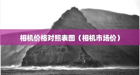 相机价格对照表图（相机市场价）
