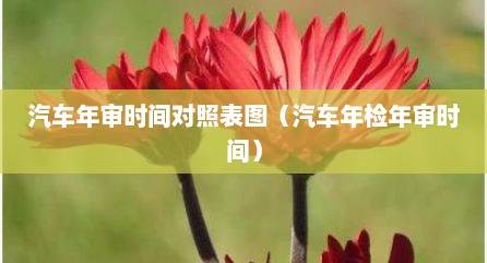 汽车年审时间对照表图（汽车年检年审时间）