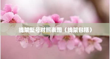 线架型号对照表图（线架包括）