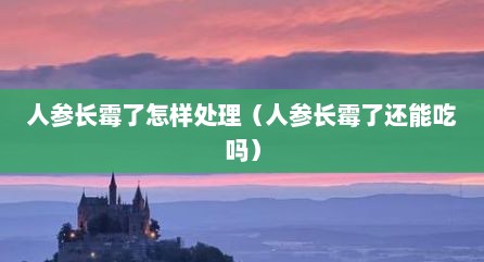 人参长霉了怎样处理（人参长霉了还能吃吗）