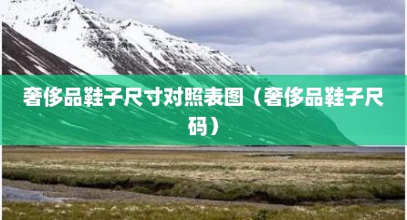 奢侈品鞋子尺寸对照表图（奢侈品鞋子尺码）
