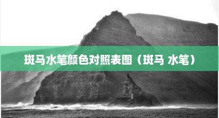 斑马水笔颜色对照表图（斑马 水笔）