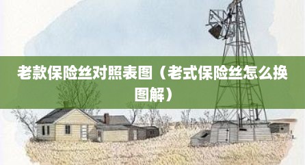 老款保险丝对照表图（老式保险丝怎么换图解）