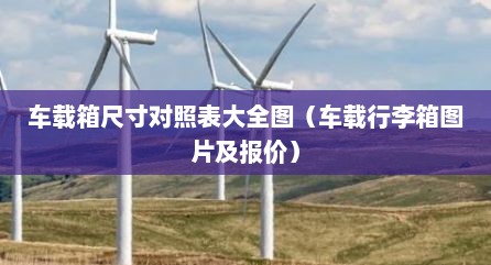 车载箱尺寸对照表大全图（车载行李箱图片及报价）