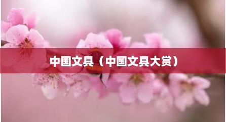 中国文具（中国文具大赏）