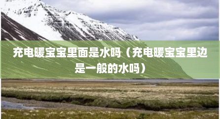 充电暖宝宝里面是水吗（充电暖宝宝里边是一般的水吗）