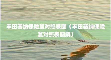 丰田塞纳保险盒对照表图（丰田塞纳保险盒对照表图解）