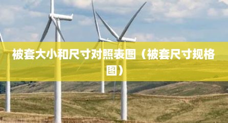 被套大小和尺寸对照表图（被套尺寸规格图）