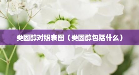 类固醇对照表图（类固醇包括什么）