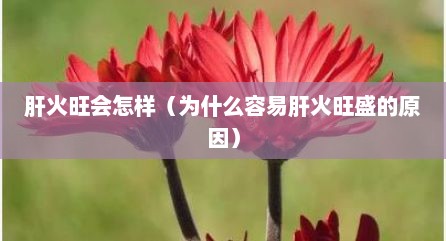 肝火旺会怎样（为什么容易肝火旺盛的原因）