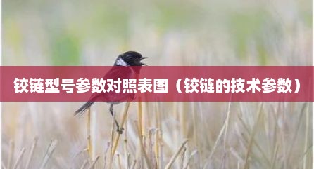 铰链型号参数对照表图（铰链的技术参数）