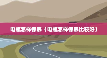 电瓶怎样保养（电瓶怎样保养比较好）