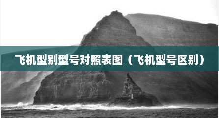 飞机型别型号对照表图（飞机型号区别）