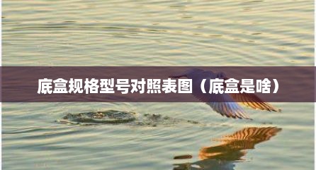 底盒规格型号对照表图（底盒是啥）