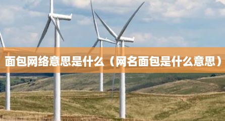 面包网络意思是什么（网名面包是什么意思）