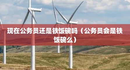 现在公务员还是铁饭碗吗（公务员会是铁饭碗么）