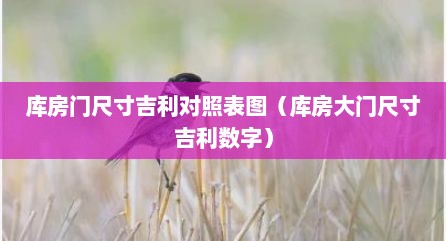 库房门尺寸吉利对照表图（库房大门尺寸吉利数字）