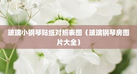 玻璃小钢琴贴纸对照表图（玻璃钢琴房图片大全）