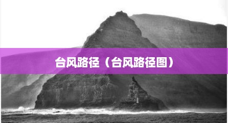 台风路径（台风路径图）