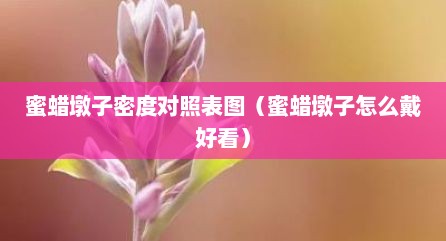 蜜蜡墩子密度对照表图（蜜蜡墩子怎么戴好看）