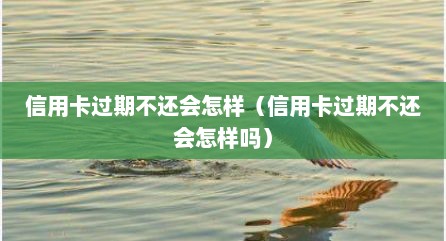 信用卡过期不还会怎样（信用卡过期不还会怎样吗）