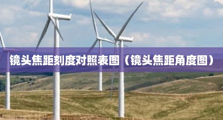 镜头焦距刻度对照表图（镜头焦距角度图）