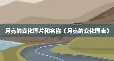 月亮的变化图片和名称（月亮的变化图表）