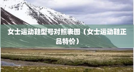 女士运动鞋型号对照表图（女士运动鞋正品特价）