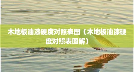 木地板油漆硬度对照表图（木地板油漆硬度对照表图解）