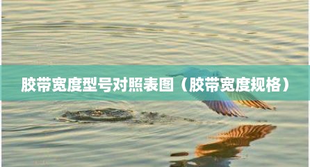 胶带宽度型号对照表图（胶带宽度规格）