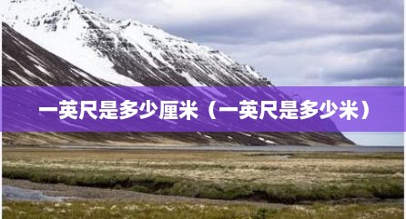 一英尺是多少厘米（一英尺是多少米）