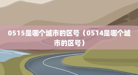 0515是哪个城市的区号（0514是哪个城市的区号）