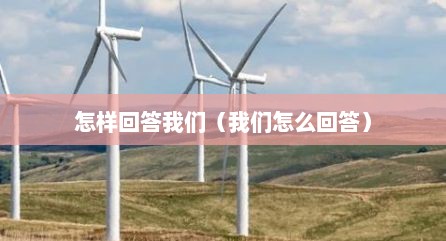 怎样回答我们（我们怎么回答）