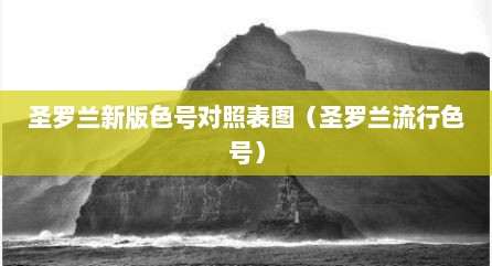 圣罗兰新版色号对照表图（圣罗兰流行色号）