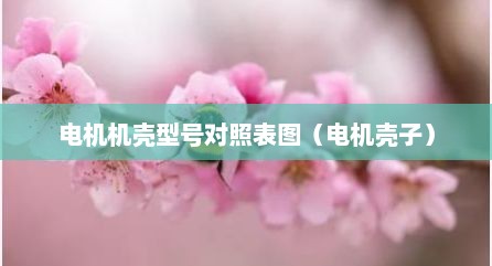 电机机壳型号对照表图（电机壳子）