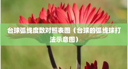台球弧线度数对照表图（台球的弧线球打法示意图）