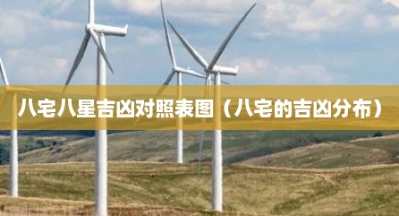 八宅八星吉凶对照表图（八宅的吉凶分布）