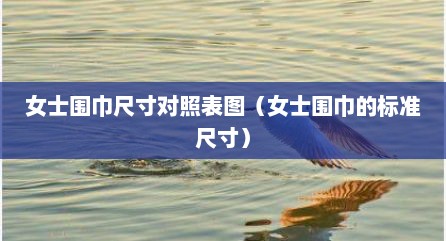 女士围巾尺寸对照表图（女士围巾的标准尺寸）