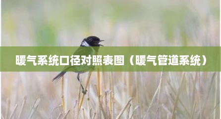 暖气系统口径对照表图（暖气管道系统）