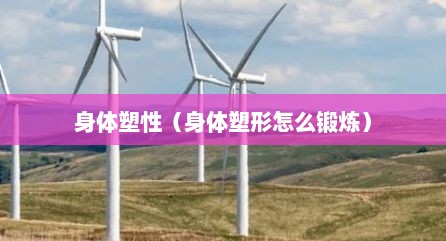 身体塑性（身体塑形怎么锻炼）
