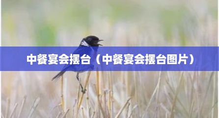 中餐宴会摆台（中餐宴会摆台图片）