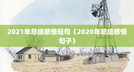 2021年总结感悟短句（2020年总结感悟句子）