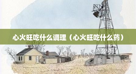 心火旺吃什么调理（心火旺吃什么药）