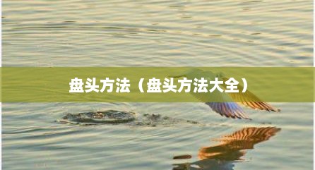 盘头方法（盘头方法大全）